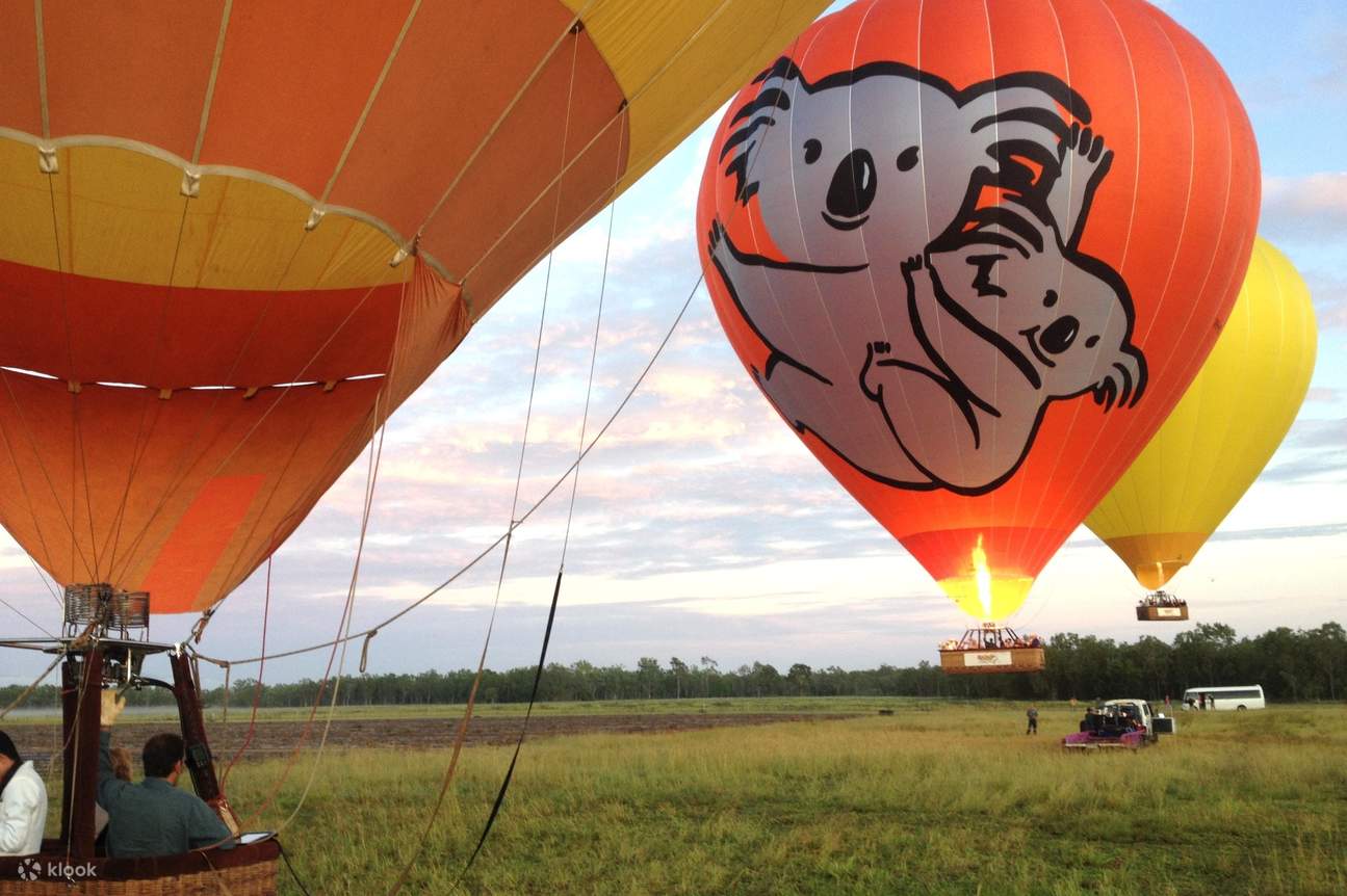Vol en montgolfière sur la Gold Coast, bulles et Go