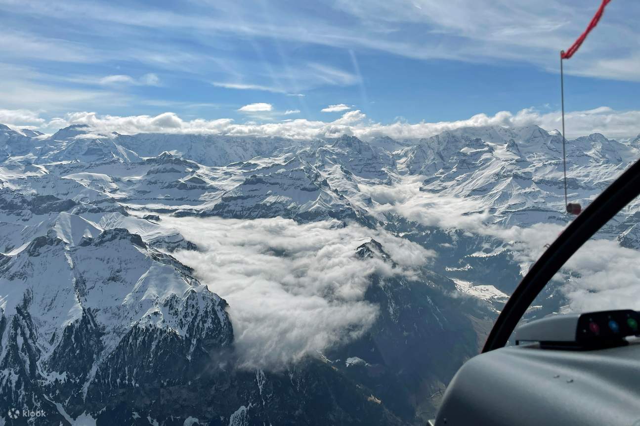 пролететь над швейцарскими Альпами