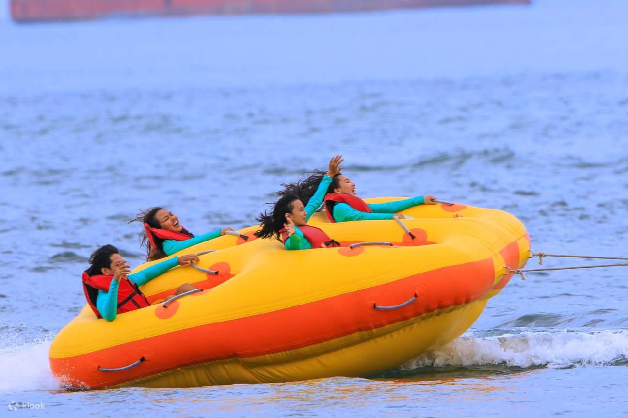donut boat deportes acuáticos Tanjung Benoa Beach Bali