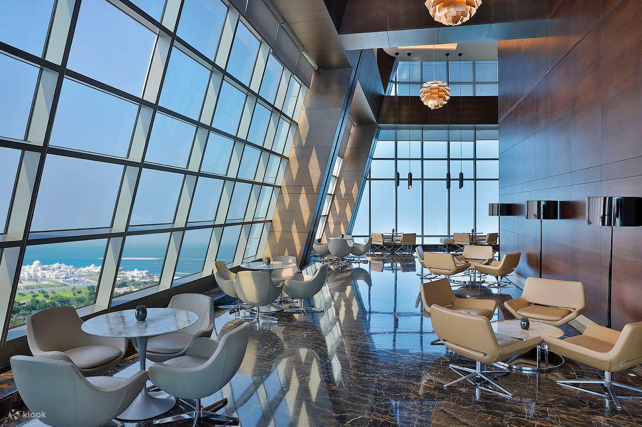 Sala da pranzo presso l'Etihad Tower 