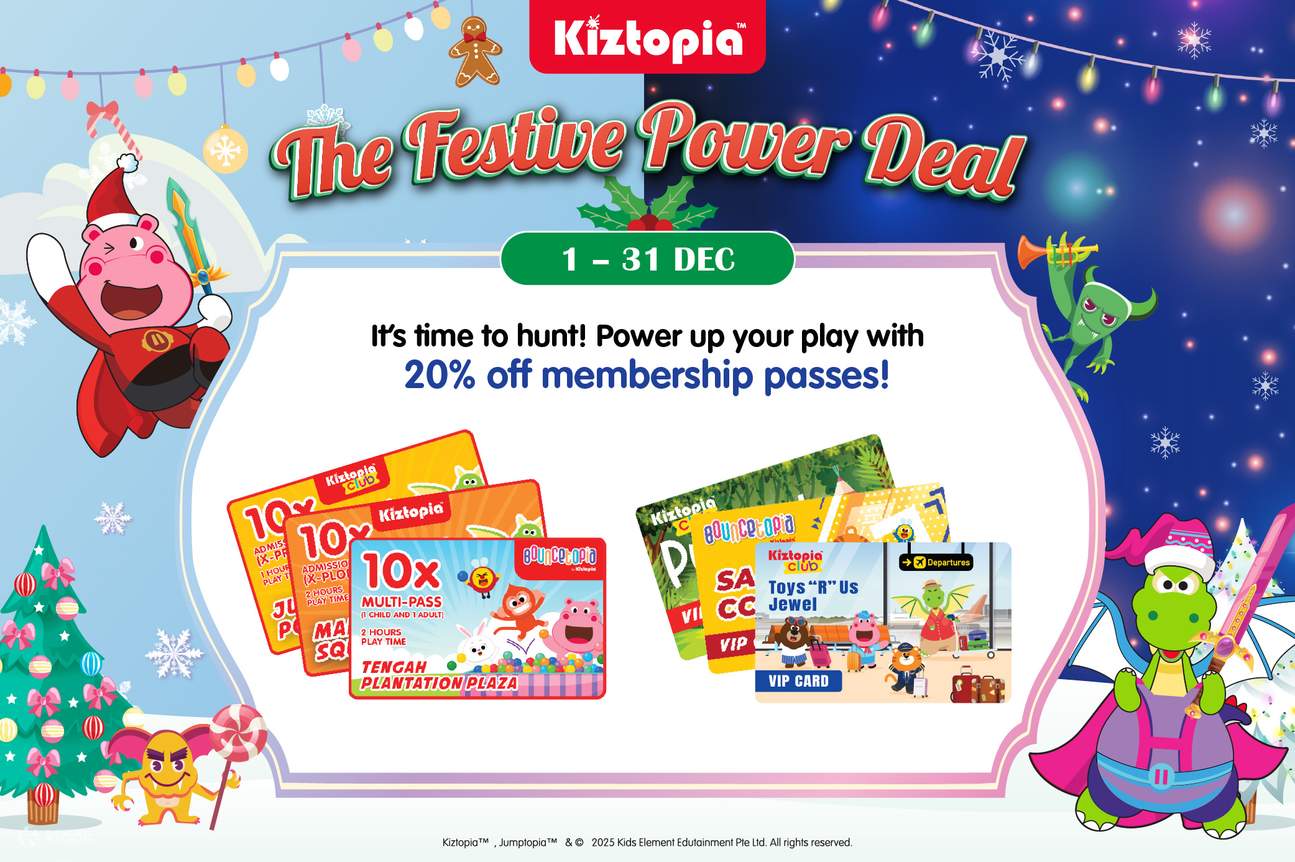 Bouncetopia by Kiztopia Ticket in Singapore (SAFRA CCK)