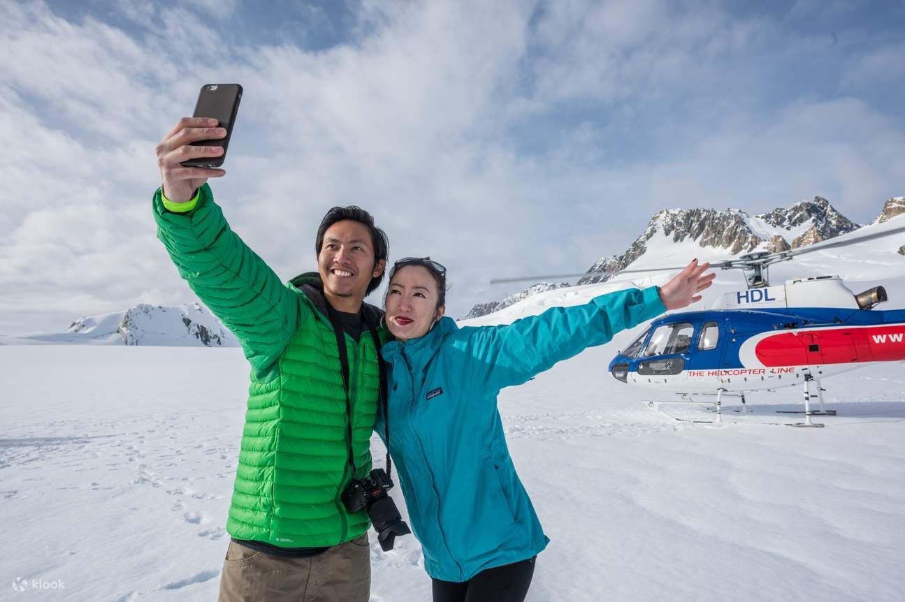 Panoramische Schönheit des Fox-Gletschers