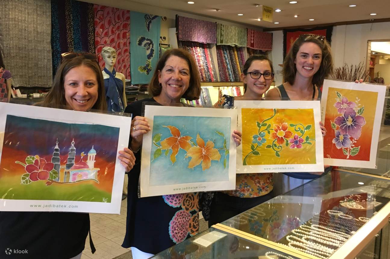 Peinture batik entre amis