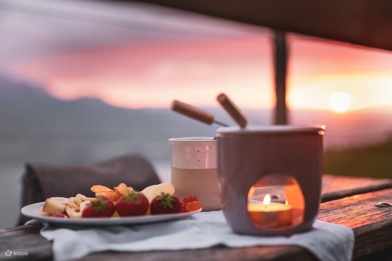 fonduta di cioccolato al tramonto