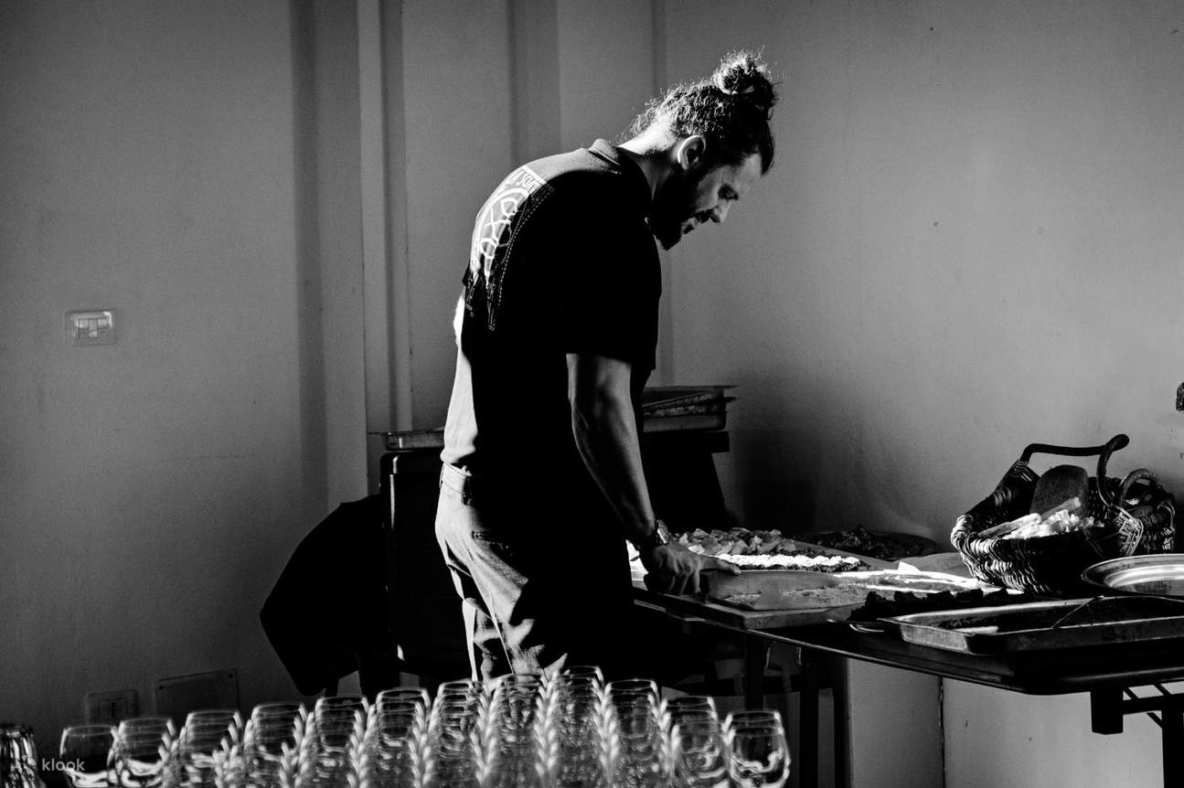 맷돌을 이용한 페스토 체험 - 쿠킹 클래스 - 와인 시음