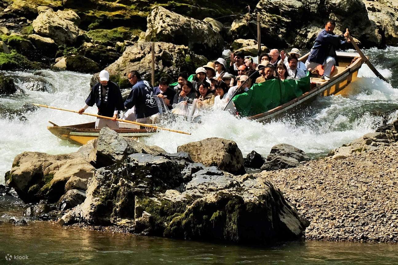 교토 호즈가와 보트 체험