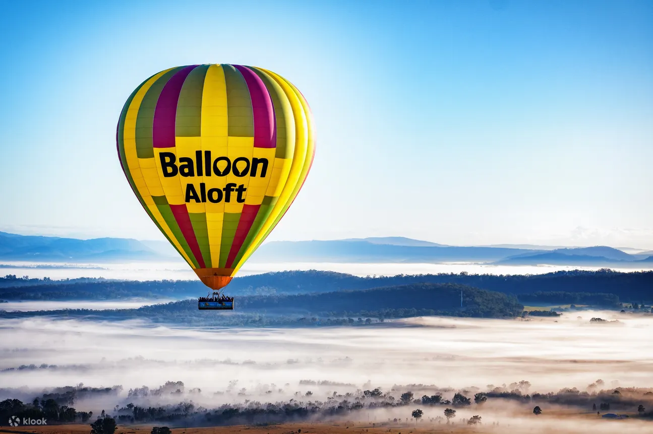 hot air balloon hunter valley
