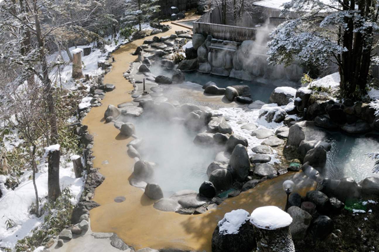 Pemandangan udara Hirayu-no-mori