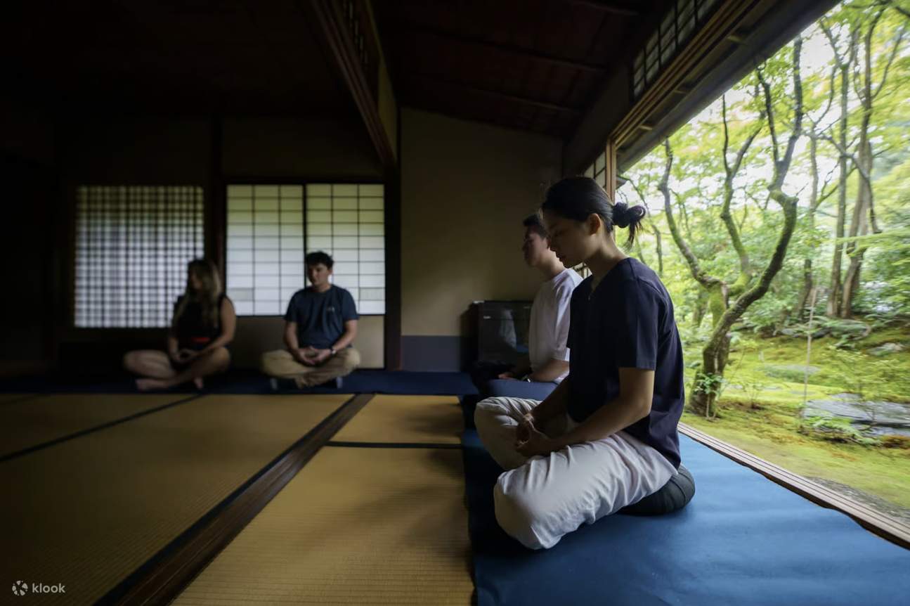 Kioto: Meditación Zen en un templo privado con un monje