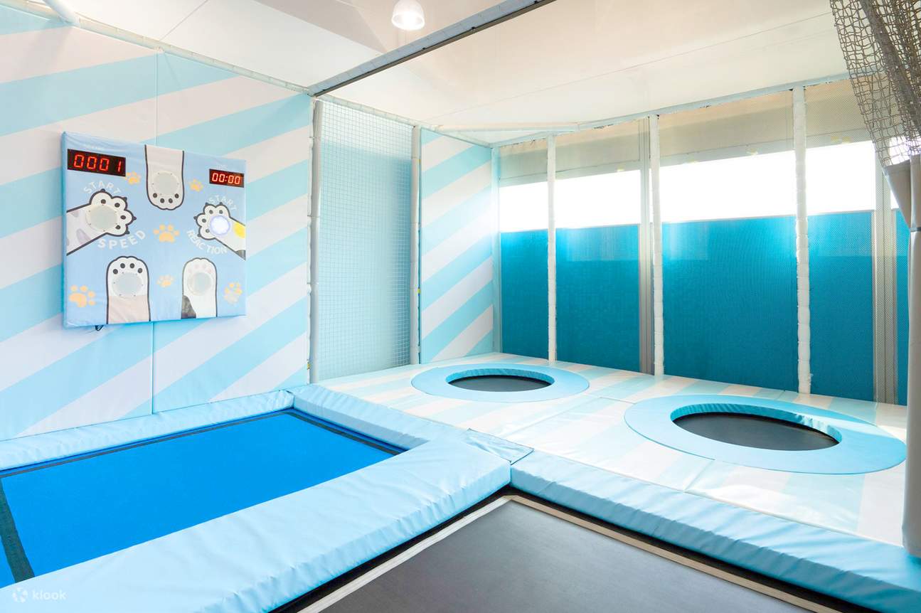 батутная зона, крытая игровая площадка