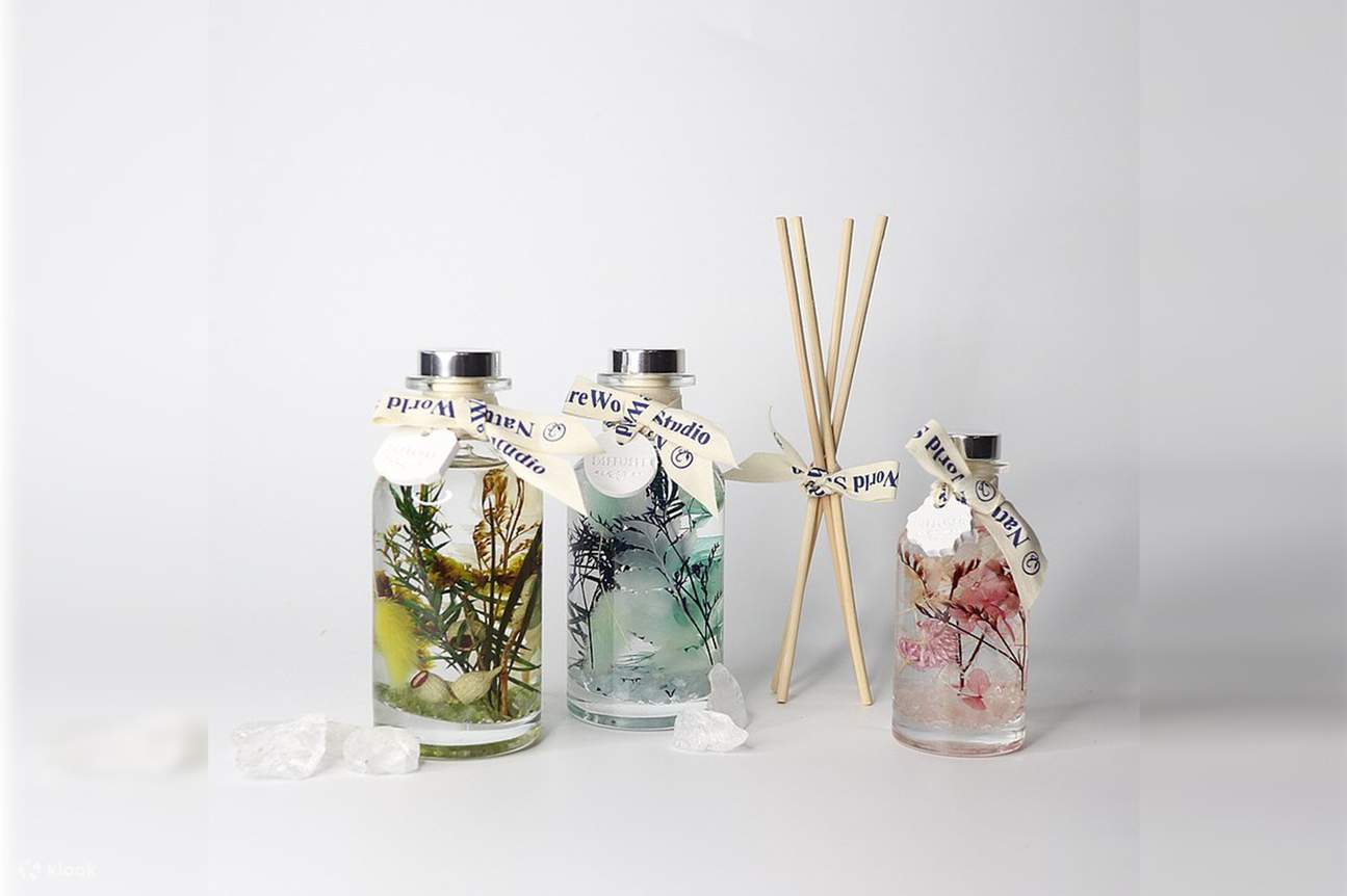 Hsinchu｜Ekologi Asli Empat Musim｜Minyak Wangi Lima Elemen・Penyebar Pari-Pari Harapan・DIY Lilin Wangi Kerajang Emas・21 Minyak Wangi Klasik｜Tempahan Telefon Diperlukan