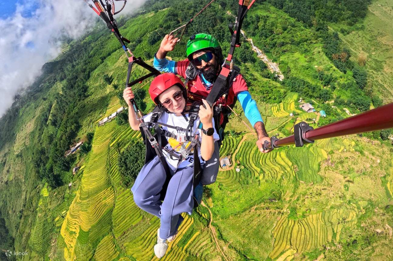 Soar from Sapa’s highest takeoff point – 1,750 meters above sea level