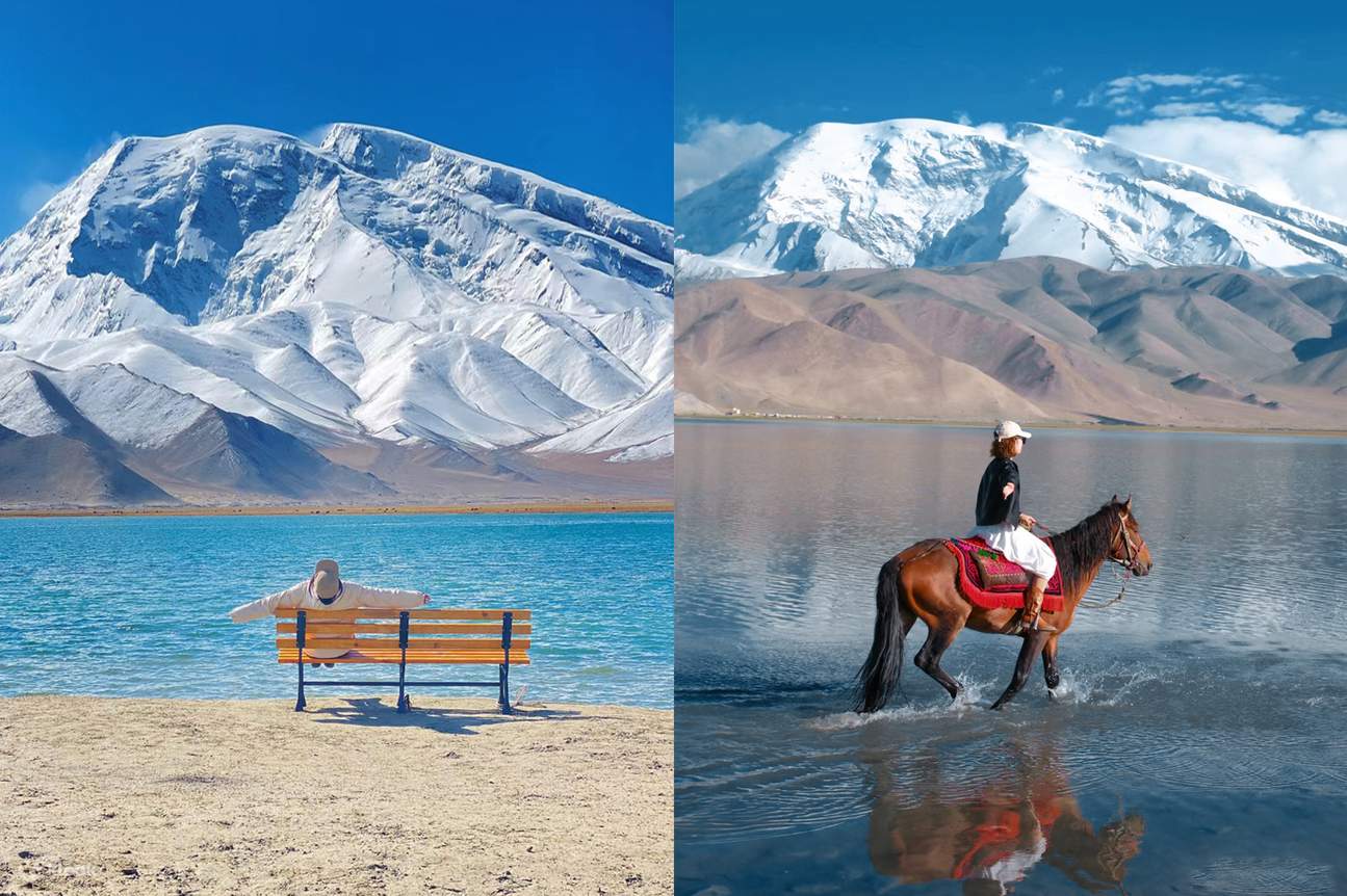 10-tägige Privatreise auf der Seidenstraße im südlichen und nördlichen  Xinjiang (mit optionalem englischsprachigen Reiseleiter + Narat-Grasland +  Tianshan Mysterious Grand Canyon + Duku Highway +  Kizil-Tausend-Buddha-Höhlen + Desert Highway + Kashgar +, image size:1295x862