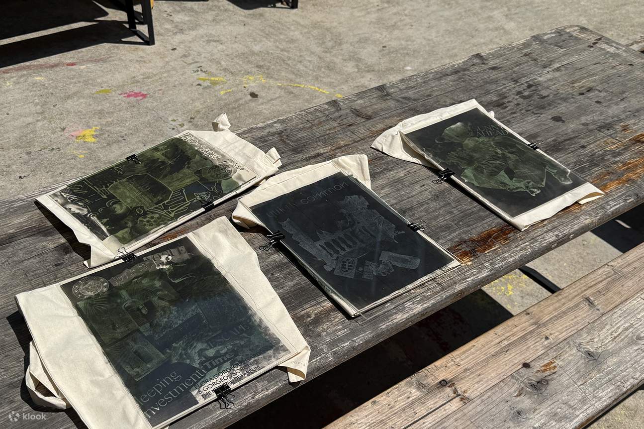 Learn how to create beautiful blue prints using cyanotype and sunlight