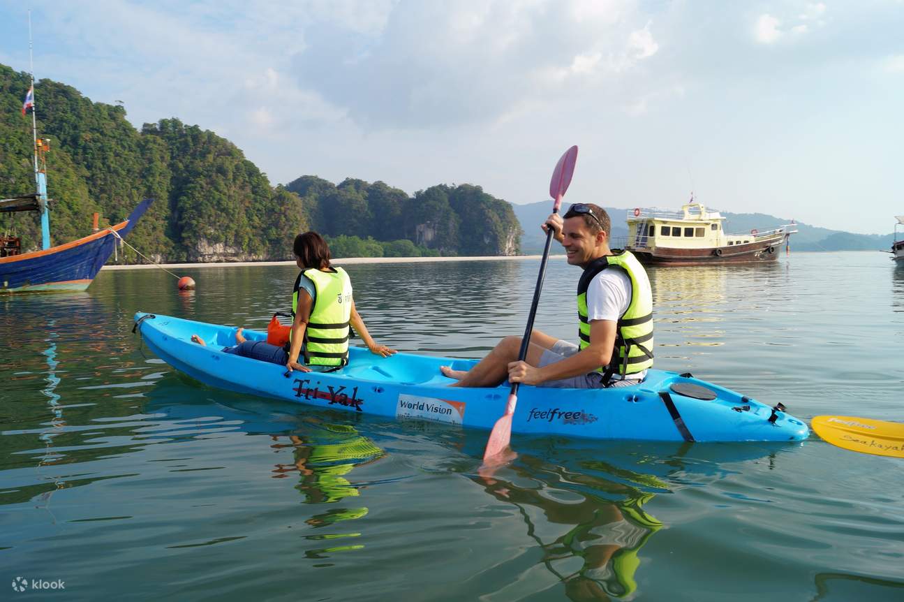Join In Half Day Sea Kayaking Adventure Ao Thalane Bay Krabi Klook