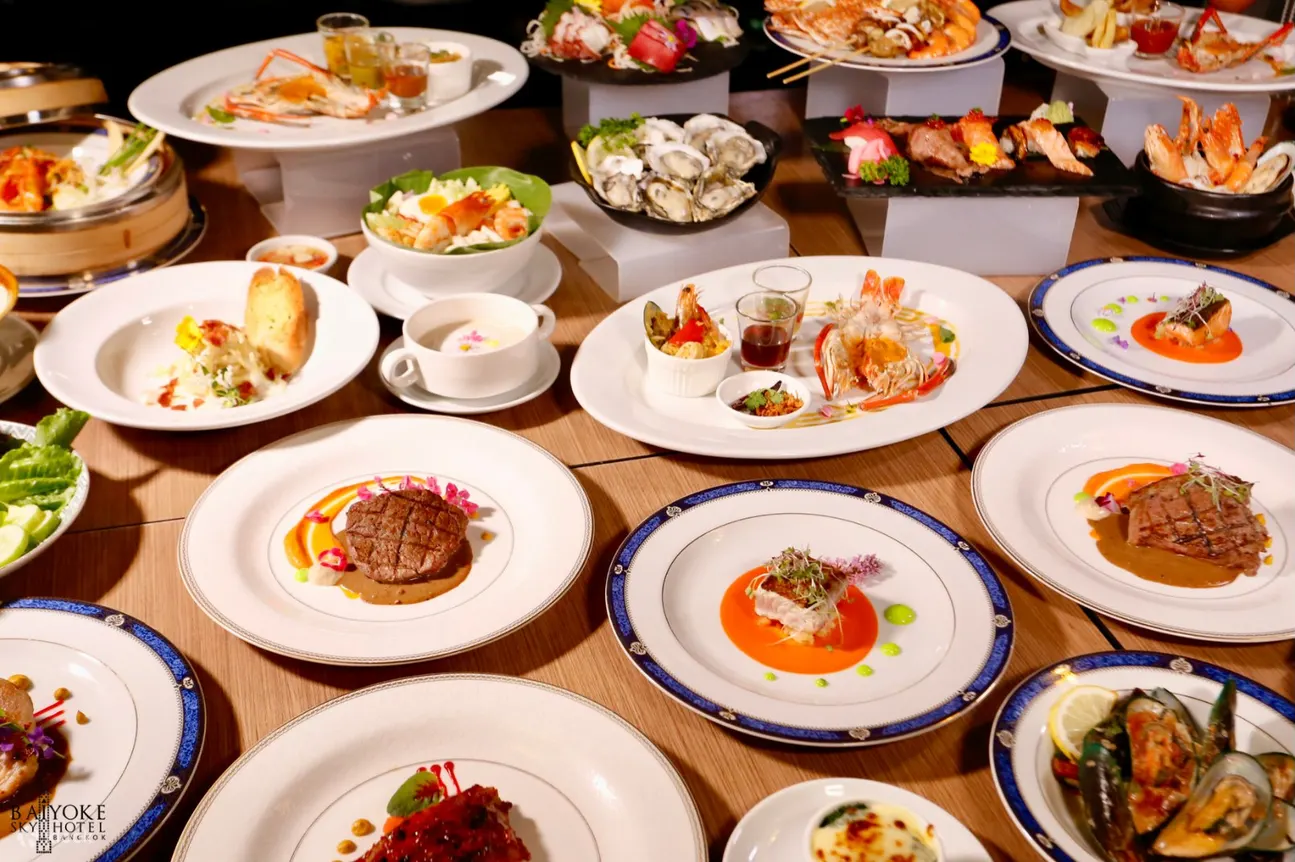 Crystal Grill 餐厅的菜肴
