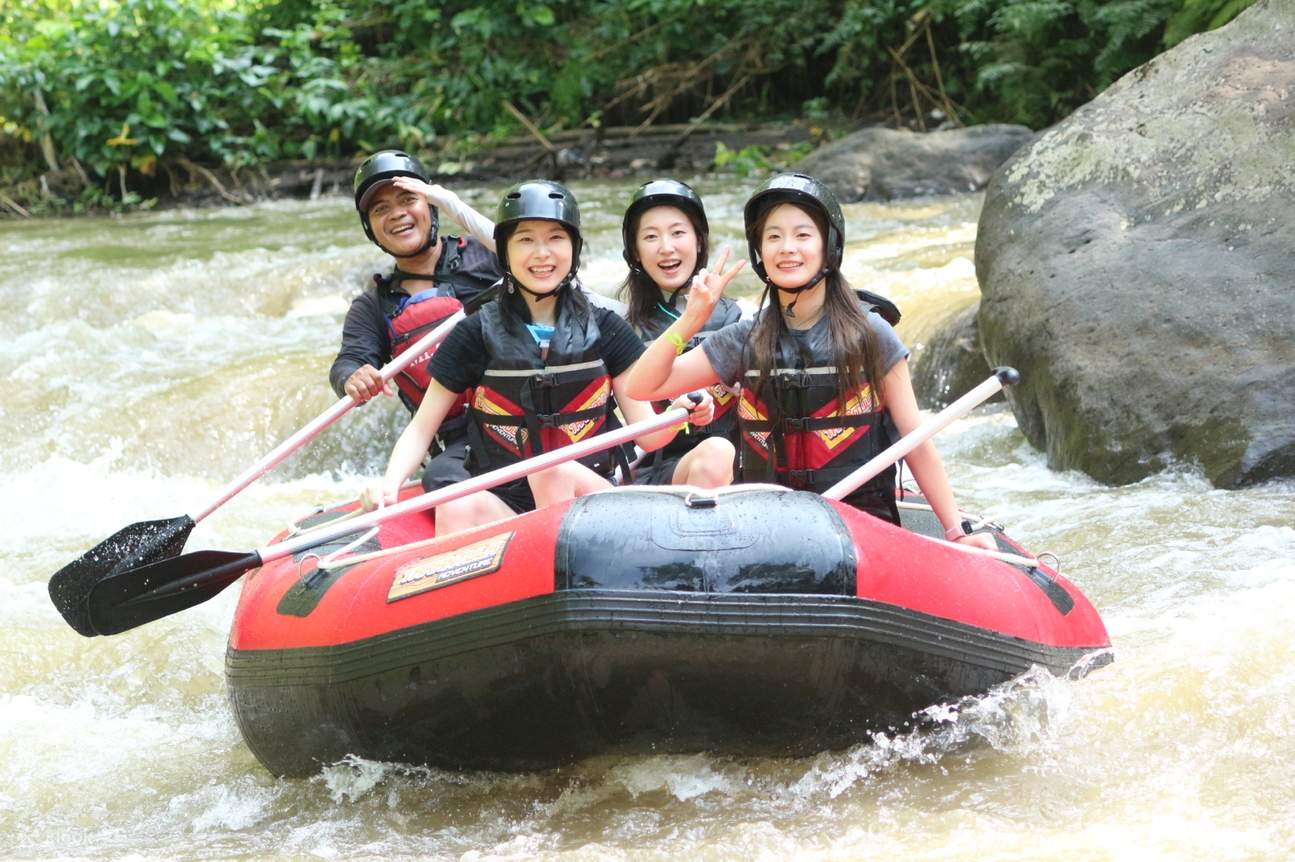 Stepped Raft Eco-conscious Bali White Water Rafting (No step-up access) - Klook Hong ...