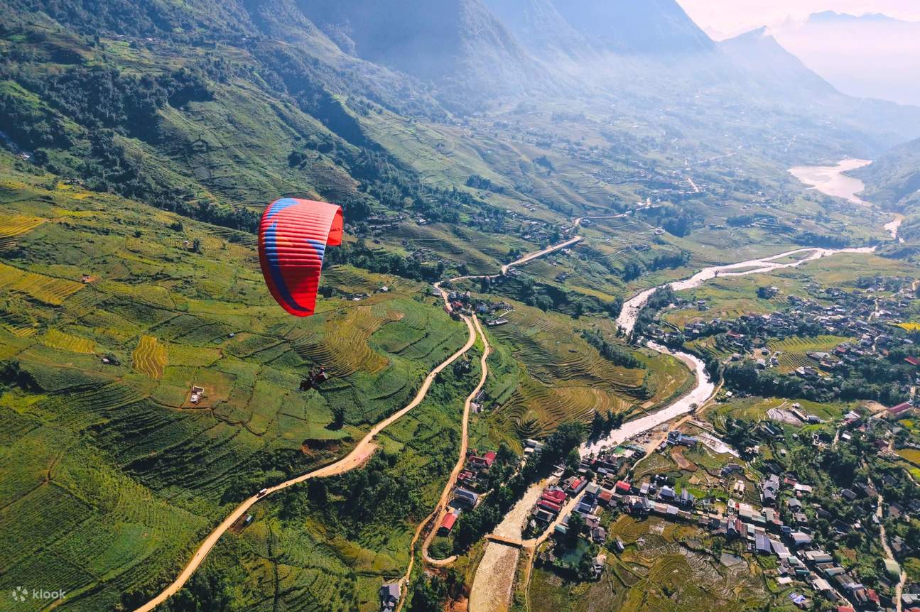 Trải nghiệm dù lượn và Paramotor ở Sapa 