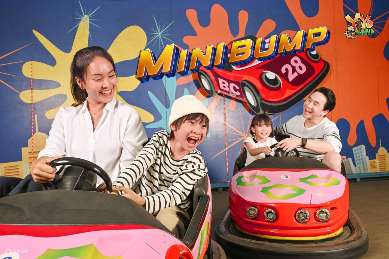 Attraction Minis auto-tamponneuses - Family Park
