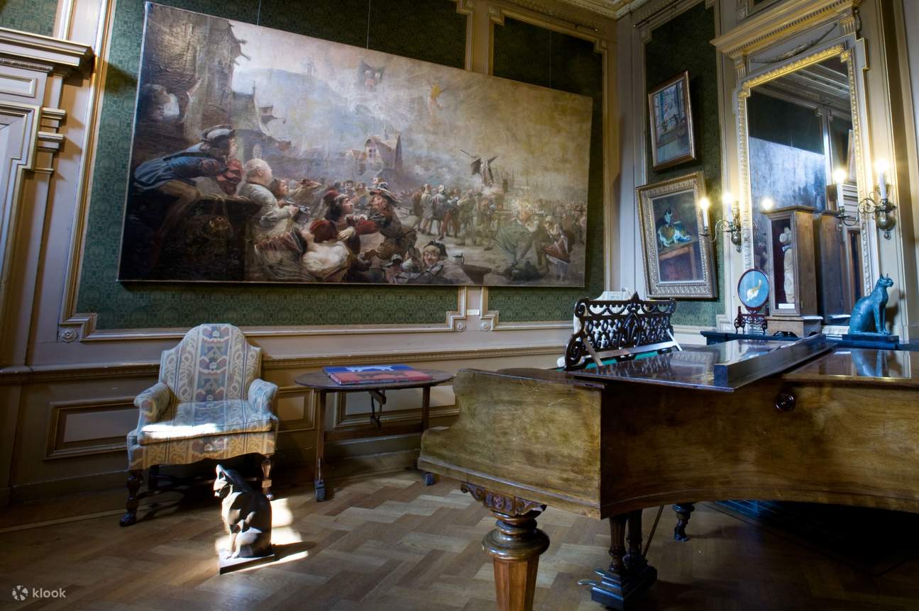 アムステルダムの猫博物館の内部