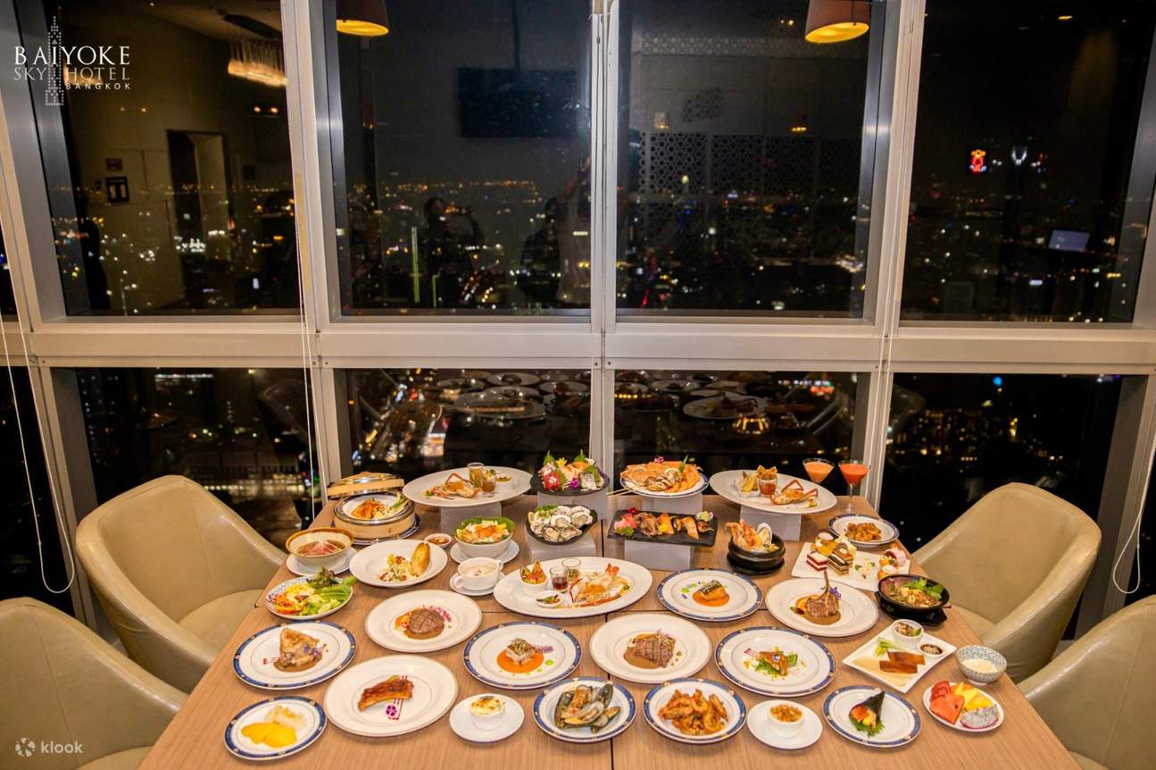 Baiyoke Sky Hotel Observation Deck with Crystal Grill Dinner Buffet