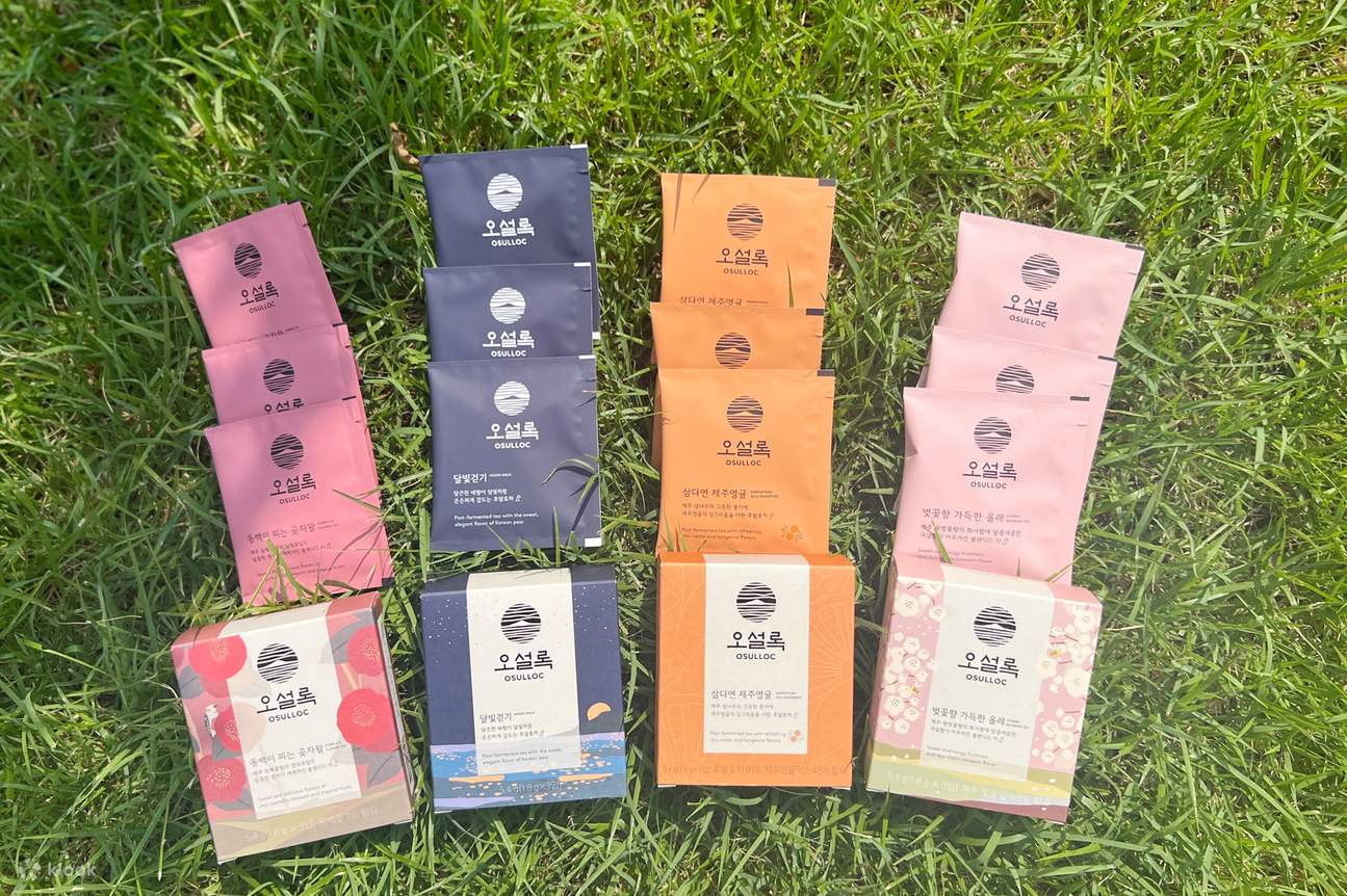 [Klook] OSULLOC Lovely Tea & Green Tea Waffles Gift Set (Pengiriman ke