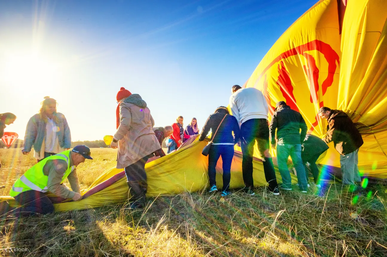 hot air balloon hunter valley