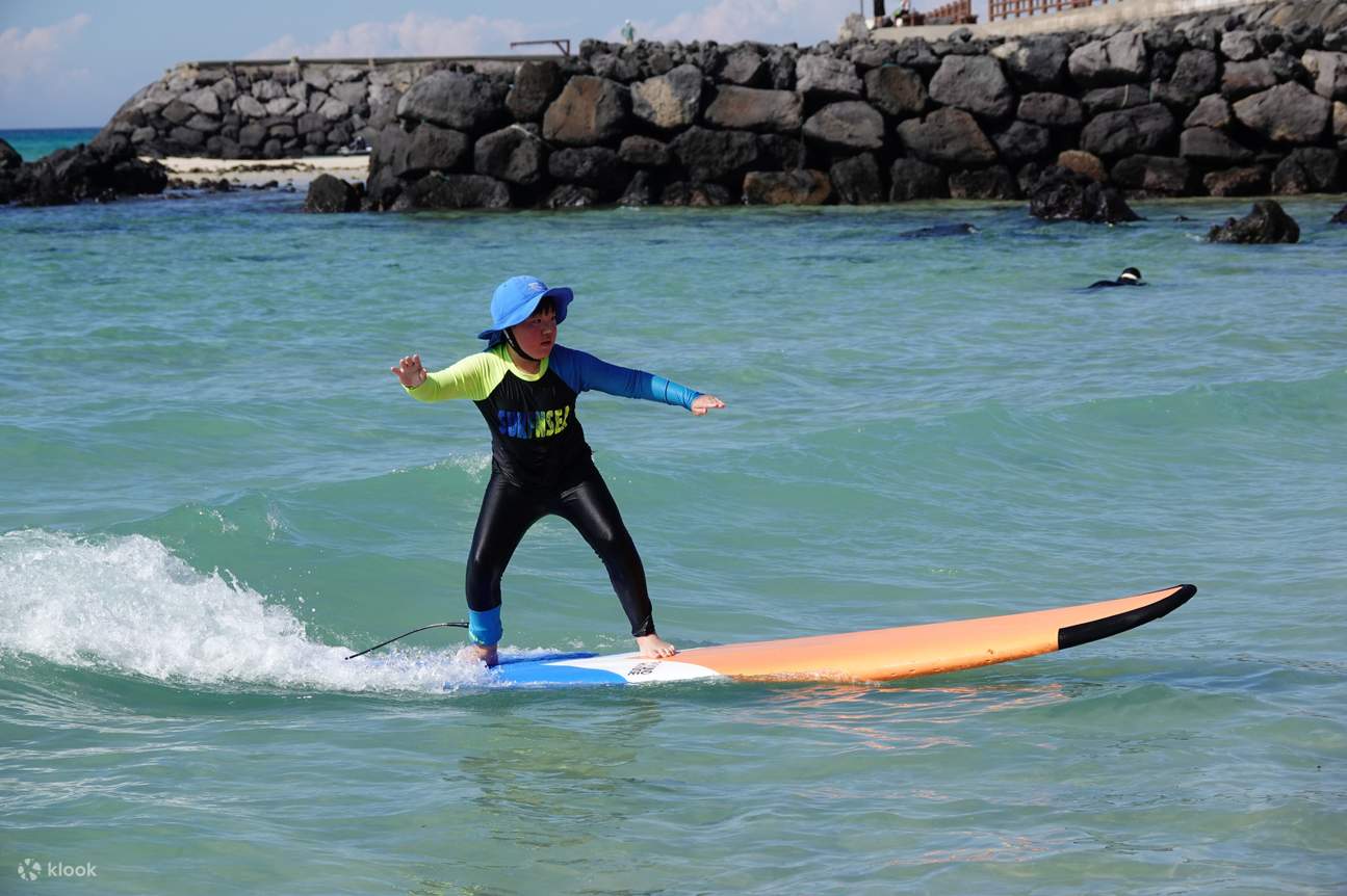 【濟州/涯月】初學者衝浪課程套餐