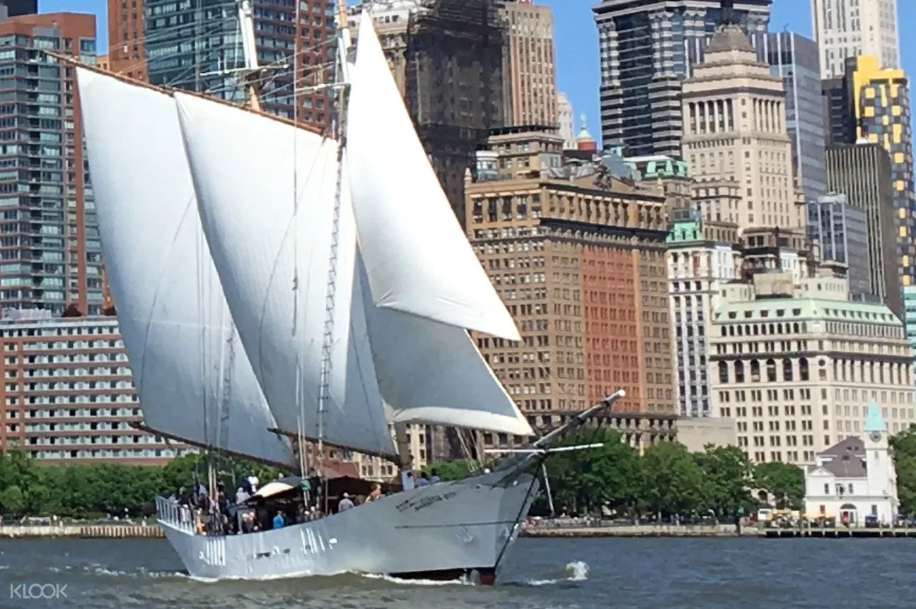 New York City And Statue Of Liberty Sail On Clipper City Shooner