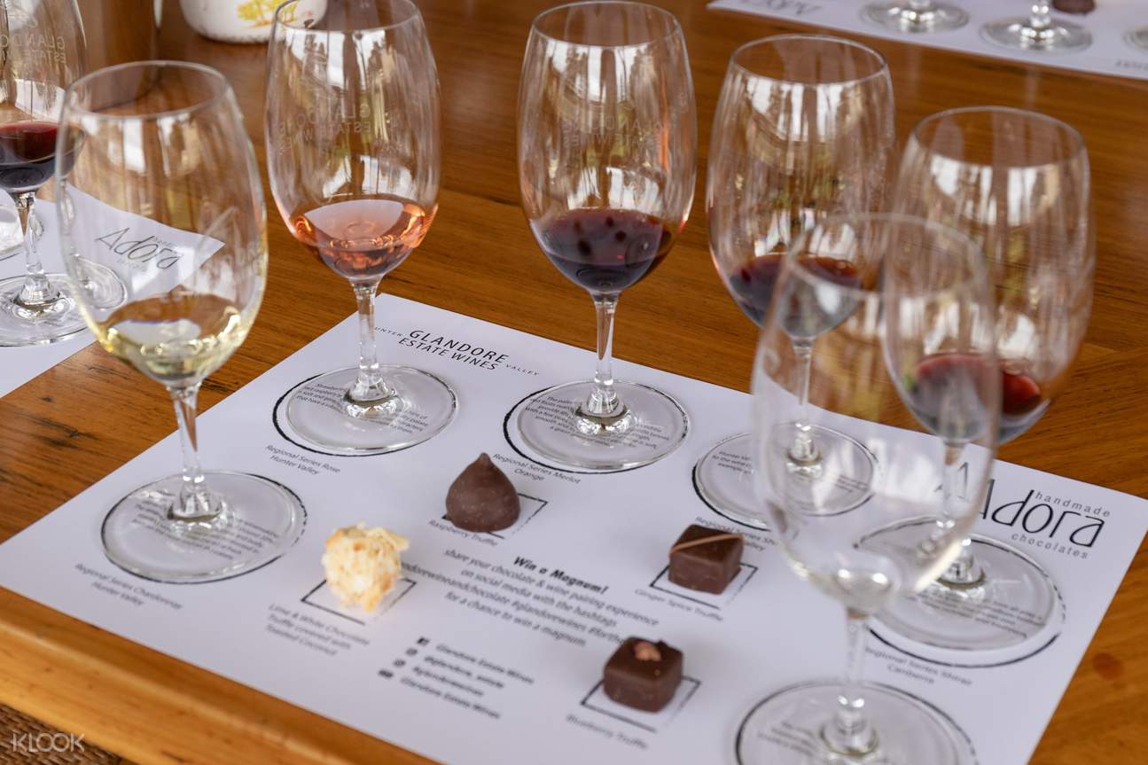 Chocolate and Wine Tasting in Hunter Valley by Glandore Estate Klook