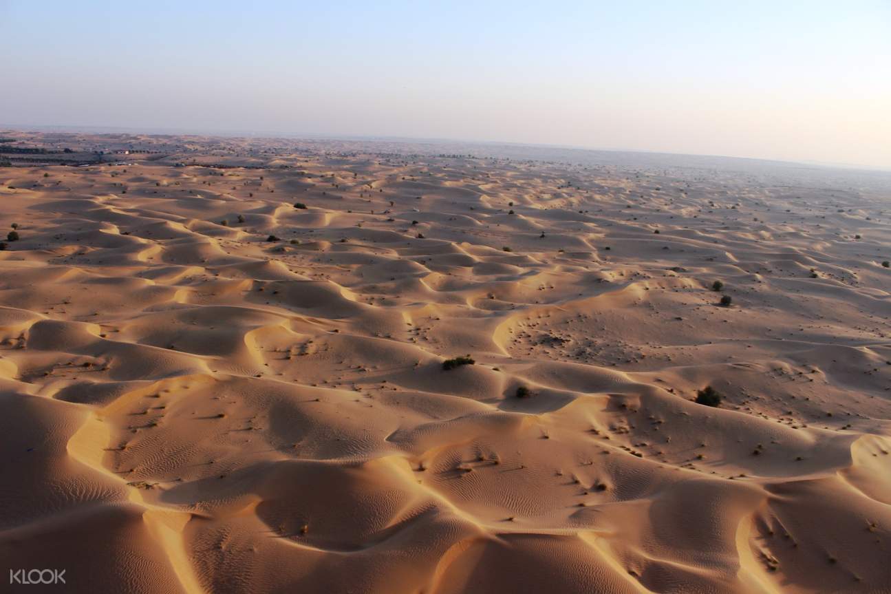 arabian desert during sun rise