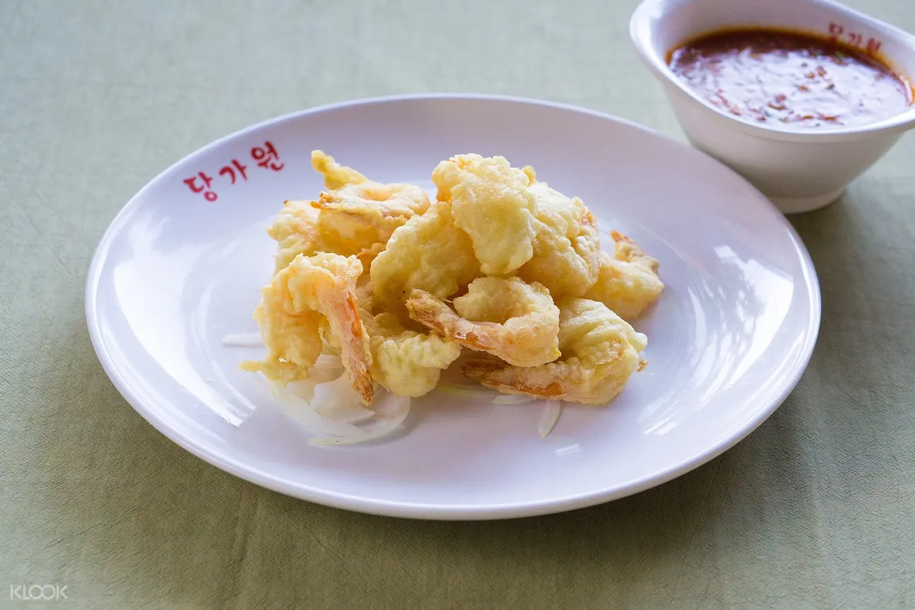 首爾明洞唐家園炸蝦