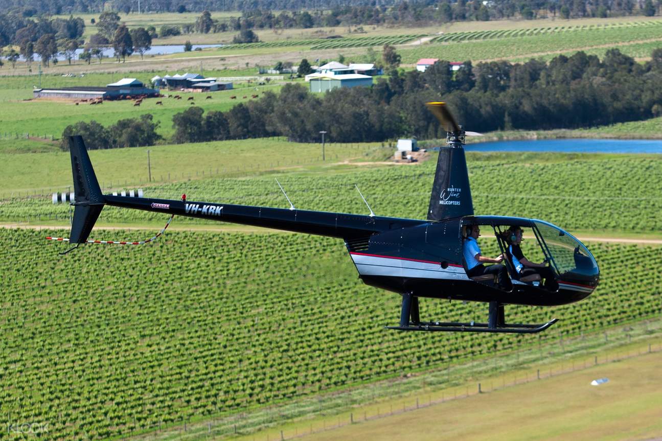 hunter valley helicopter tour