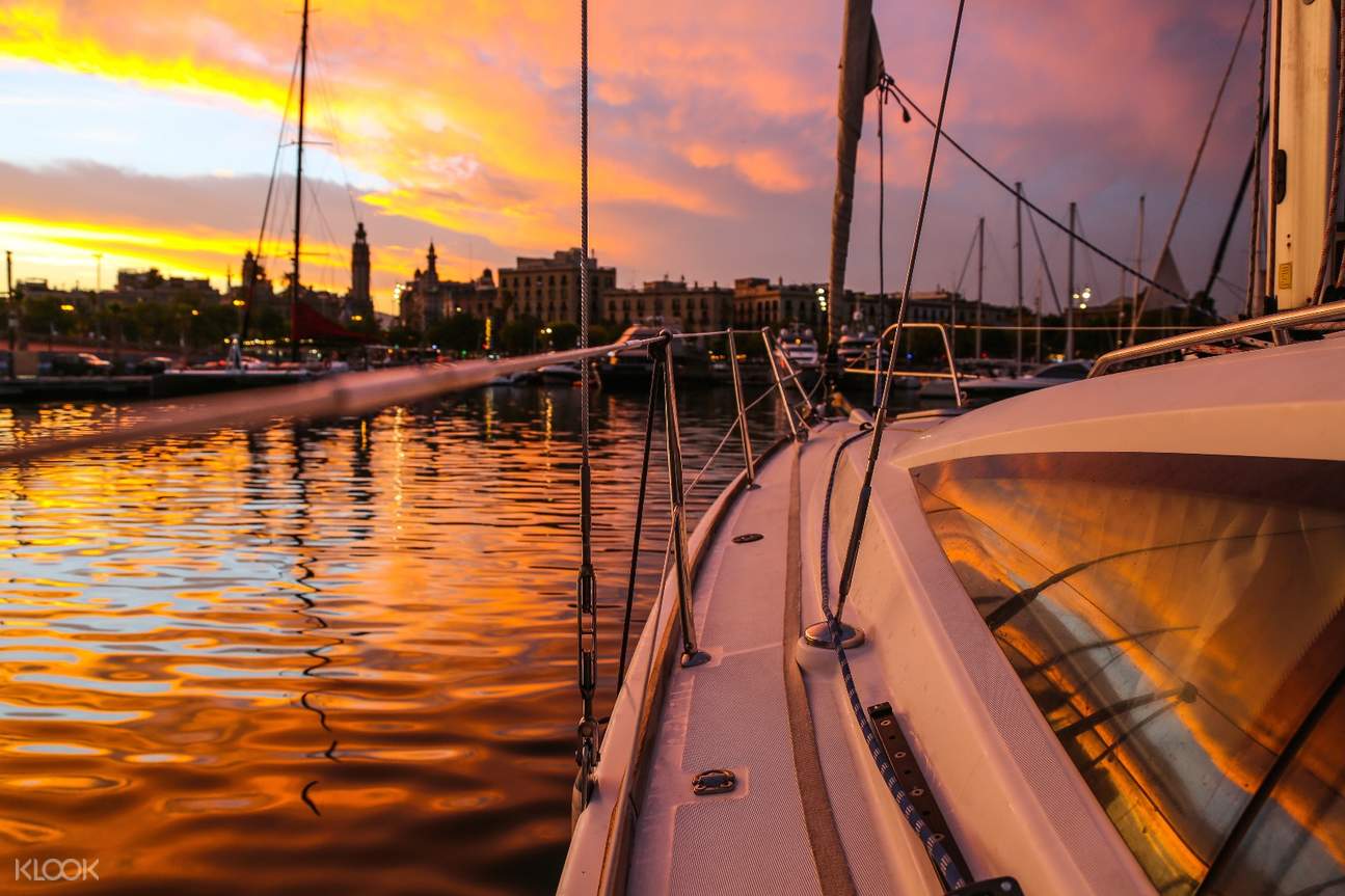 set sail from the old port of barcelona and embark on a private