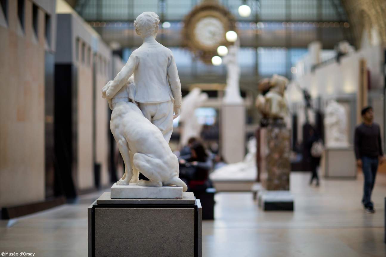 sculture nel Museo d'Orsay