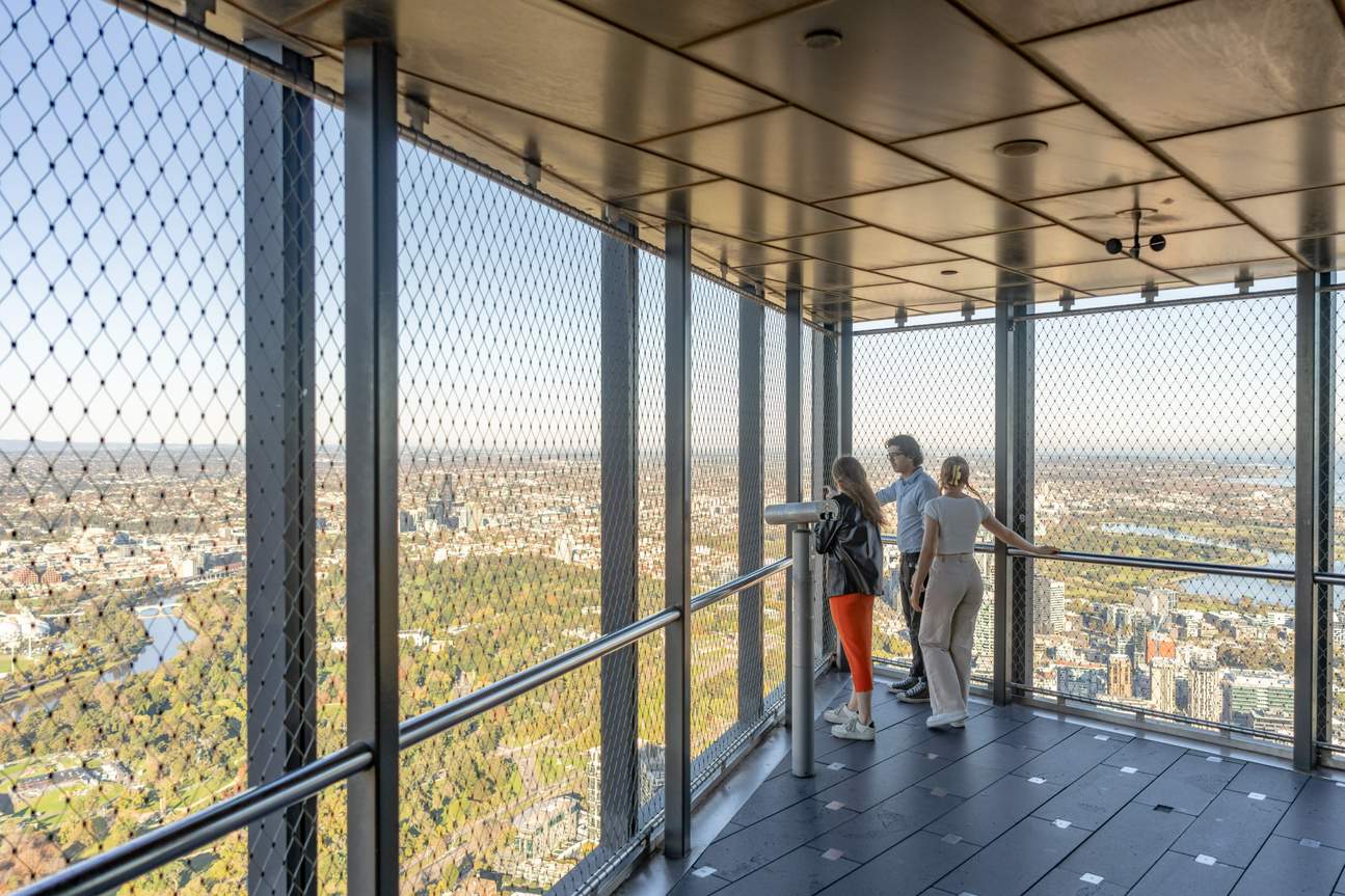 Ammira Melbourne da una nuova prospettiva dalla cima del magnifico Skydeck