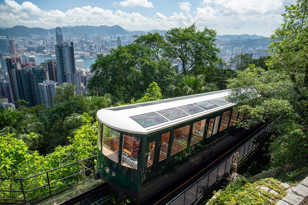 Tramway de Victoria Peak et Sky Terrace 428