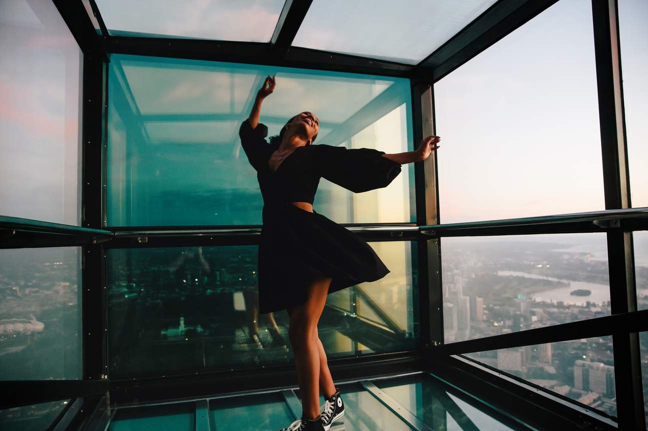 Explore Melbourne's stunning skyline from the incredible vantage point of the Skydeck