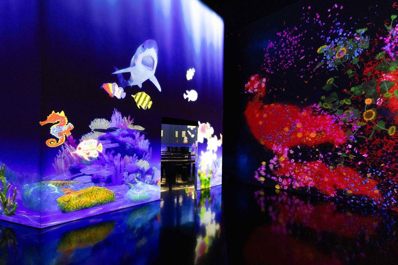 Aquarium de croquis_ Monde connecté