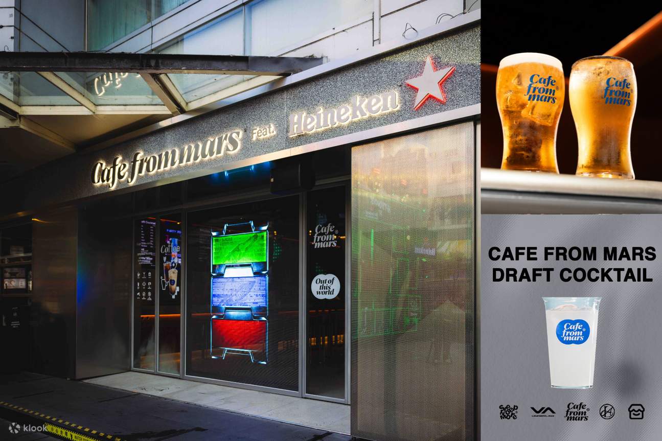 Cafe from Mars｜Draft cocktail satu gelas
Alamat: Lantai 1, No. 22, Songshou Road, Xinyi District, Taipei City, 110
Jam buka: (Senin) - (Minggu) 11:00 - 03:00