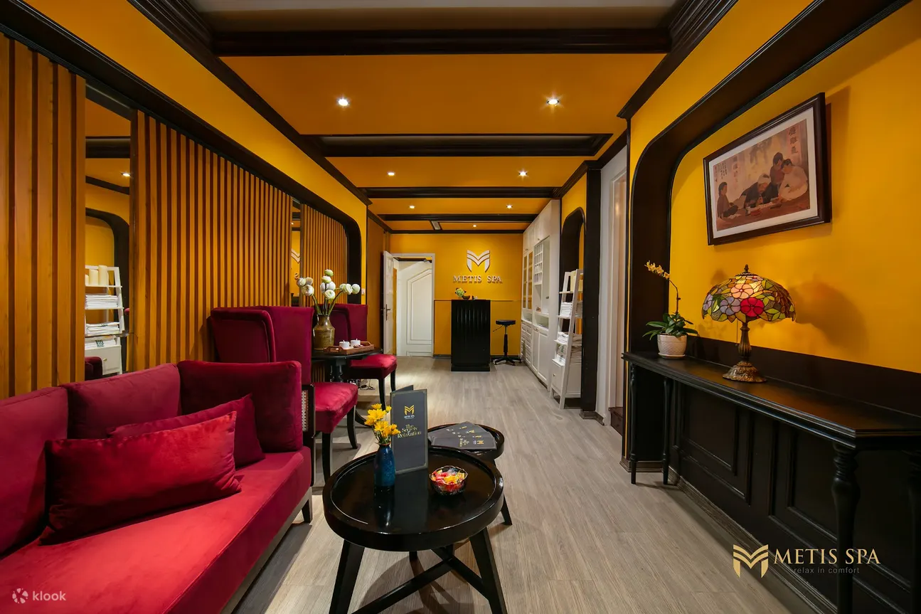 metis boutique spa 内的沙发和架子