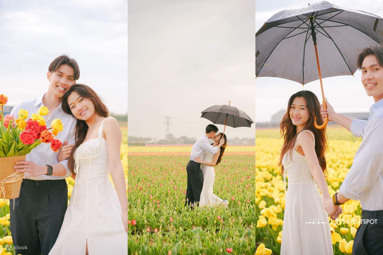 Sesi pemotretan pribadi di Amsterdam Canal: Foto yang Diedit