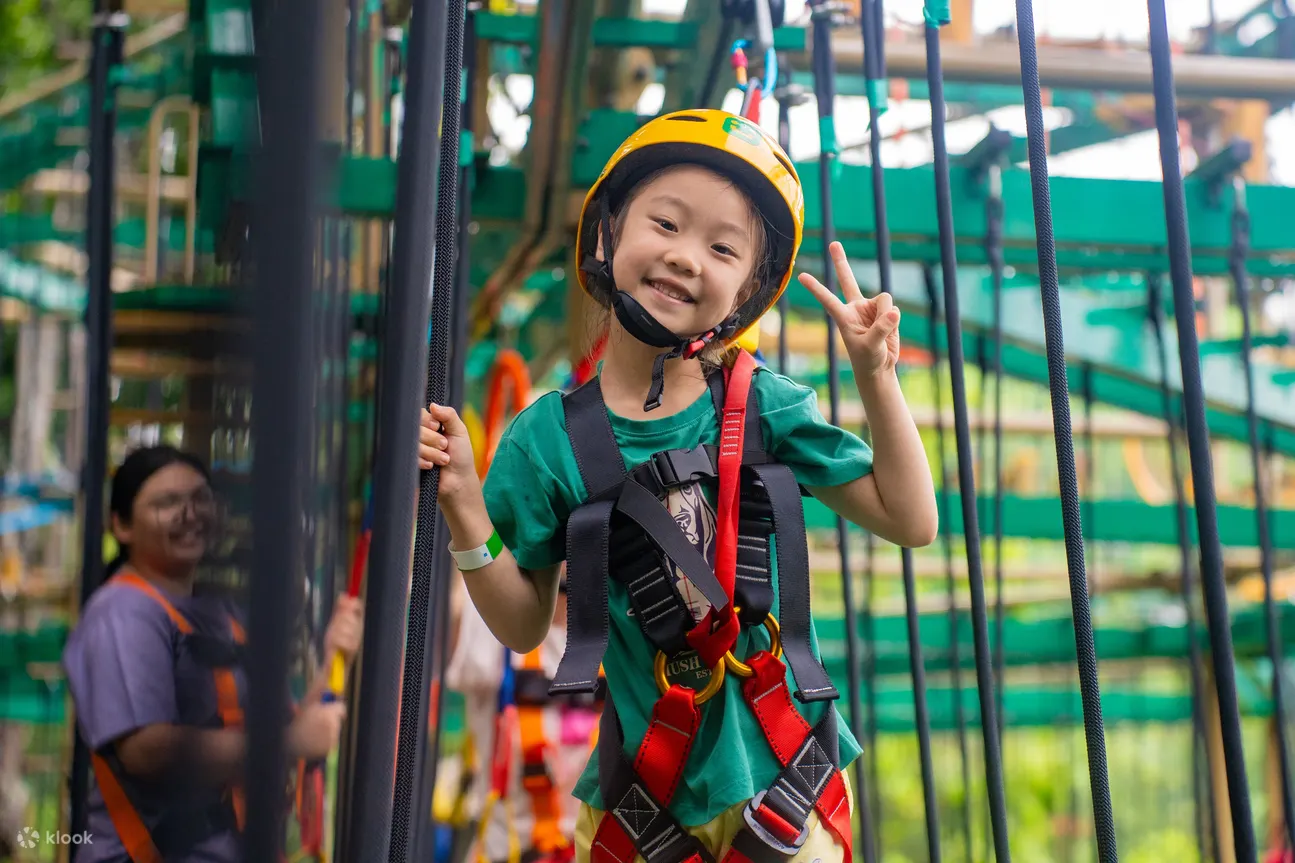 Houbii Spot Rope Course Ticket At Singapore Zoo