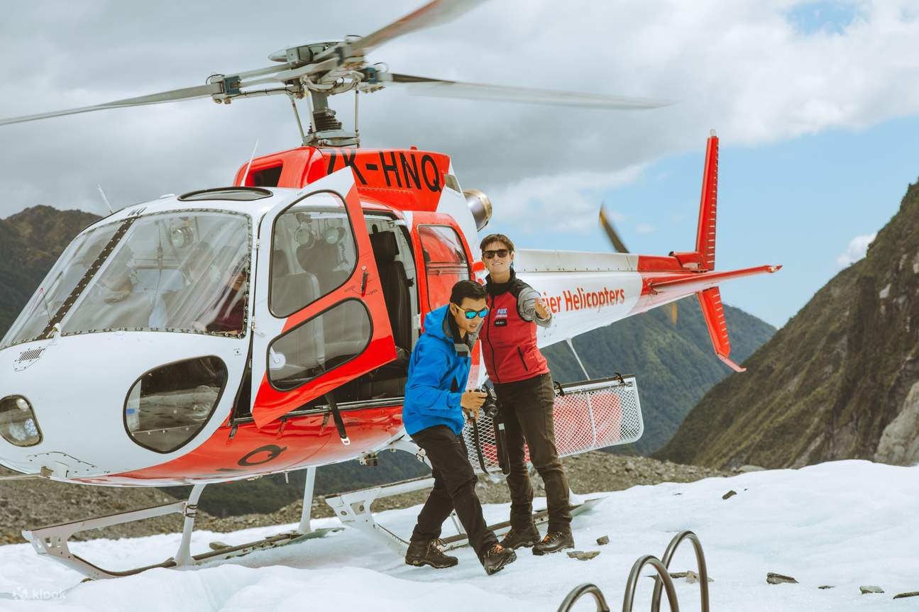 See amazing alpine and glacial views from the helicopter