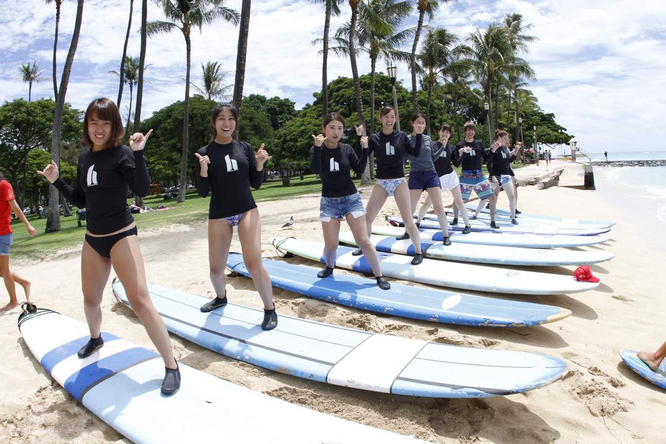 Scuola di Surf a Waikiki