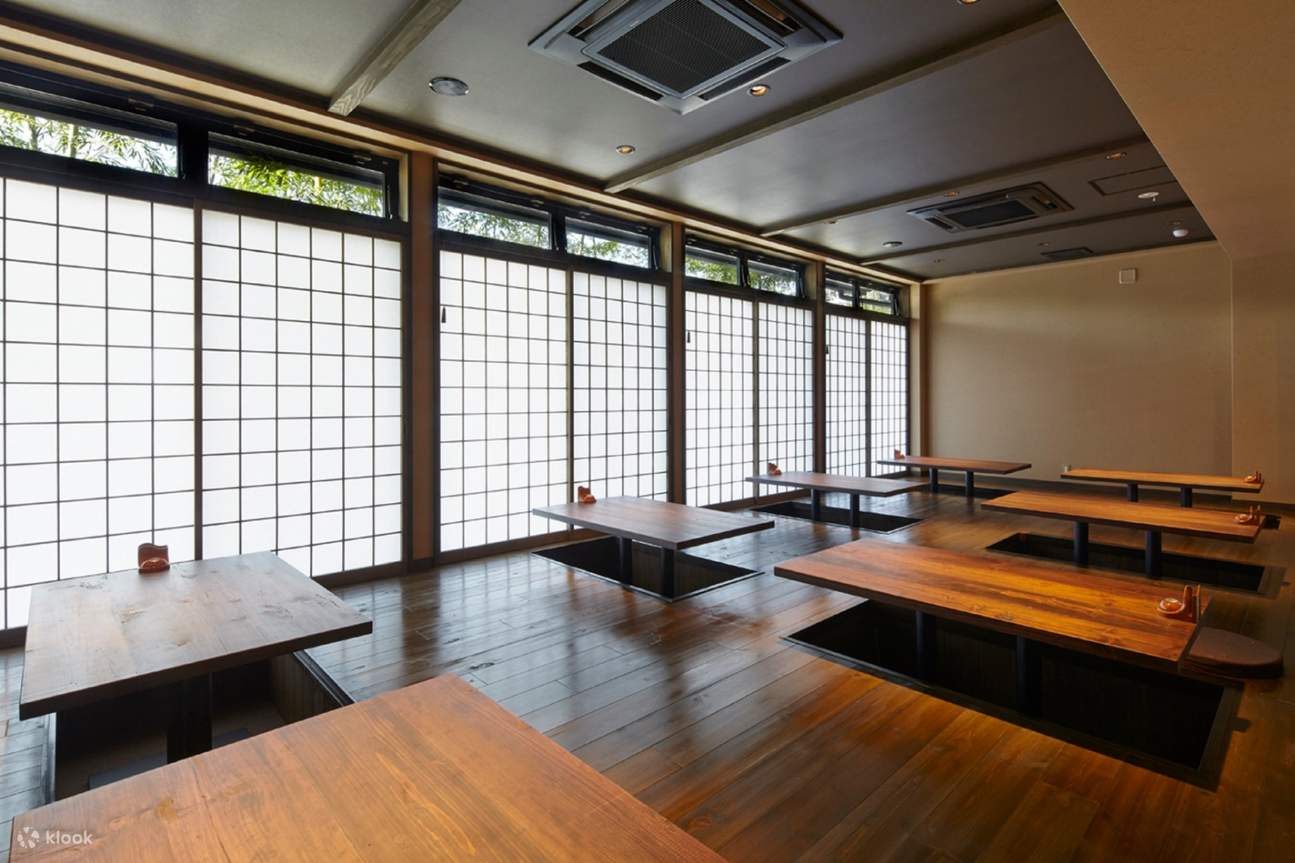 Tische im japanischen Restaurant