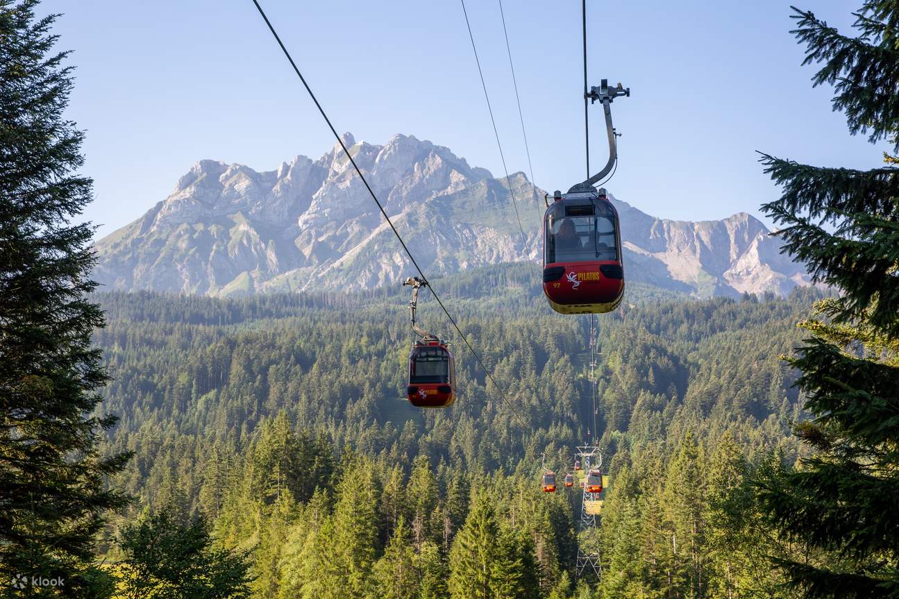 Mount Pilatus Round Cable Car Trip Ticket from Kriens Klook