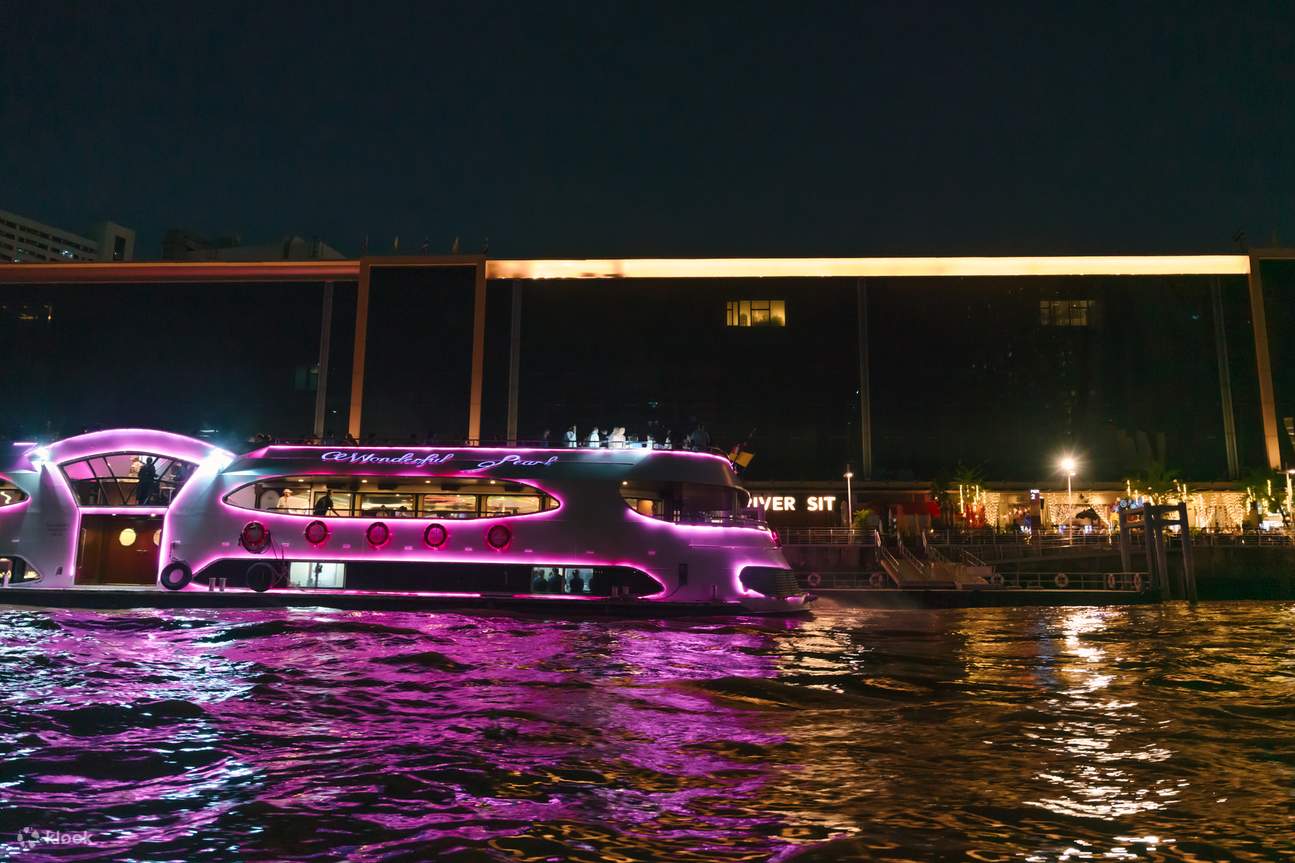  Chao Phraya River Night Cruise by Longtail Boat