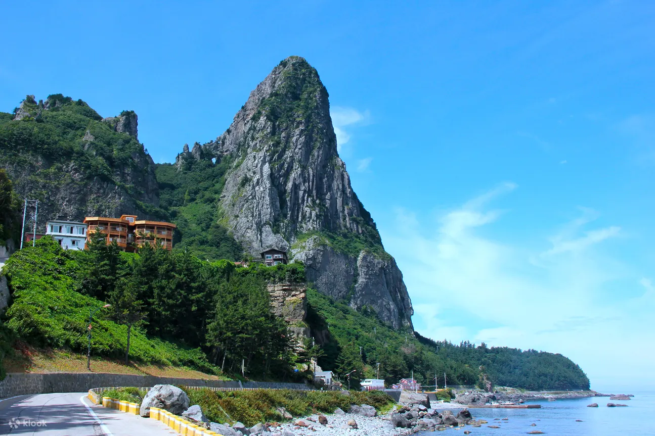 郁陵岛的山脉