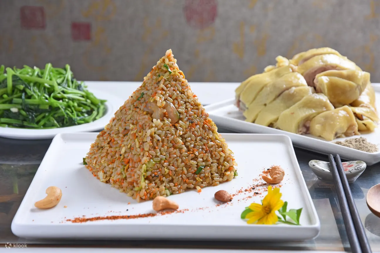 金字塔茶炒饭